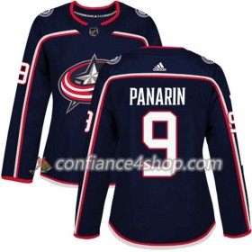 Adidas Maillot de Hockey Columbus Blue Jackets Artemi Panarin 9 2017-2018 Bleu Marine Authentic - Femme